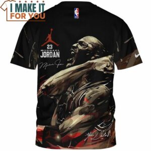 Michael Jordan Beautiful Art Signature 23 T Shirt 2