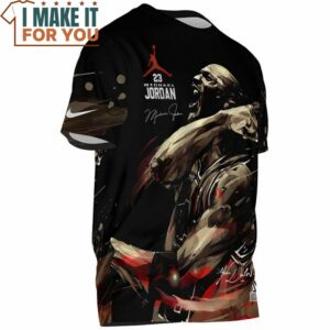 Michael Jordan Beautiful Art Signature 23 T Shirt 3