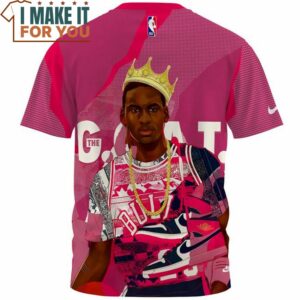 Michael Jordan GOAT with Crown Fullprinted T Shirt 2