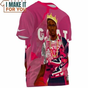 Michael Jordan GOAT with Crown Fullprinted T Shirt 3