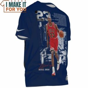 Michael Jordan History of the GOAT Navy T Shirt 3