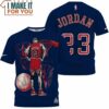 Michael Jordan Nike Air Navy T-Shirt, Gift Idea For Nba Fan