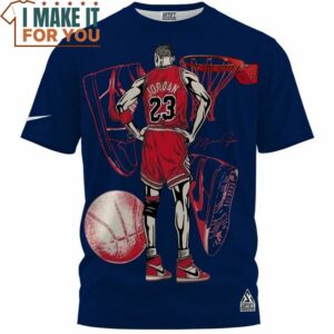 Michael Jordan Nike Air Navy T Shirt 3