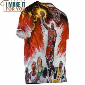 Michael Jordan Slam Dunk Champion Fullprinted T Shirt 3