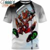 Michael Jordan Slam Dunk Cool Art Fullprinted T-Shirt, Gift Idea For Nba Fan