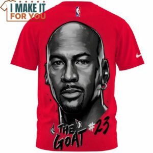 Michael Jordan The GOAT 23 Fan Art Fullprinted T Shirt 2