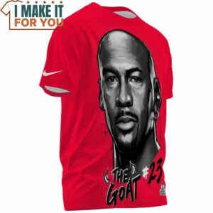 Michael Jordan The GOAT 23 Fan Art Fullprinted T Shirt 3