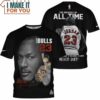Michael Jordan The Greatest of All Time Never Quit T-Shirt, Gift Idea For Nba Fan