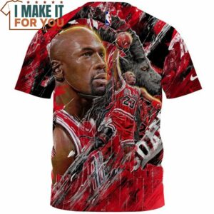 Michael Jordan The GOAT 3D Art Fullprinted T Shirt 2