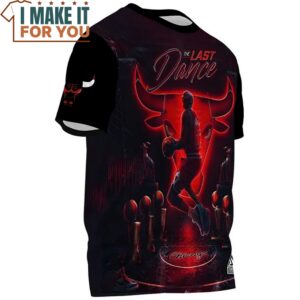 Michael Jordan The Last Dane Leon Art Bulls Shirt 4