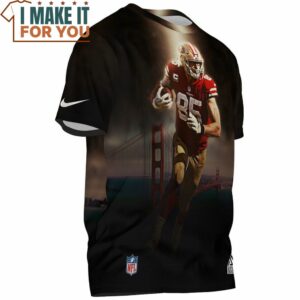 George Kittle x San Francisco 49ers Cool Art fullprinted T Shirt 3 1
