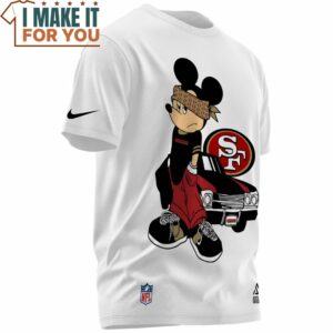 San Francisco 49ers Cool Mickey Ride T Shirt 2 1