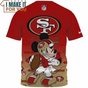 San Francisco 49ers Mickeys Touchdown T Shirt 2 1