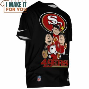 San Francisco 49ers Peanut and Snoopy True Fan T Shirt 2 1