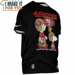 San Francisco 49ers Peanuts and Snoopy Game Day Ready T Shirt 2 1