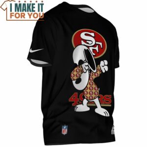 San Francisco 49ers Snoopy Dabbing T Shirt 2 1