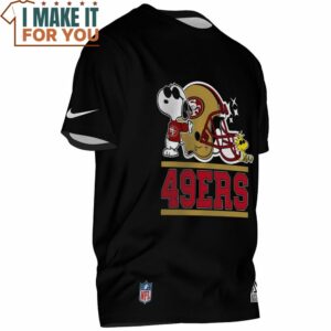 San Francisco 49ers Snoopy and Woodstock True Fan T Shirt 2 1