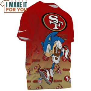 San Francisco 49ers Speed Rush Sonic T Shirt 3 1