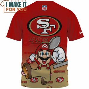 San Francisco 49ers x Mario Winner Cup Fullprinted T Shirt 2 1
