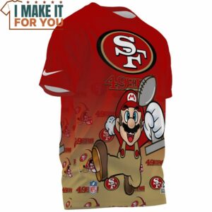 San Francisco 49ers x Mario Winner Cup Fullprinted T Shirt 3 1