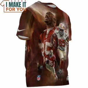 Vernon Davis x San Francisco 49ers Cool Art Fullprinted T Shirt 3 1