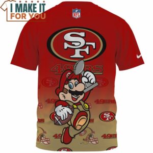 San Francisco 49ers x Super Mario Champion 3D T Shirt 2 2