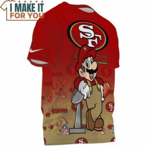San Francisco 49ers x Super Mario Champion T Shirt 3 2