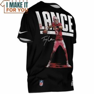 Trey Lance x San Francisco 49ers Signed T Shirt 2 2