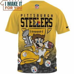 pittsburgh steelers x mario fullprinted t shirt 2