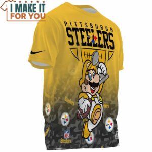 pittsburgh steelers x mario fullprinted t shirt 2 2
