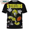 Pittsburgh Steelers Mickey Kick T-Shirt, Ultimate Steelers Fan Gift