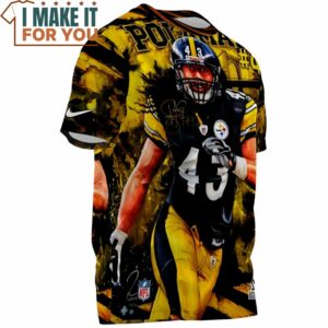 troy polamalu x pittsburgh steelers fullprinted t shirt 2 1