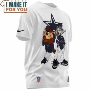 Dallas Cowboys Bugs Bunny Tasmanian Devil True Fan T Shirt 2