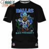 Dallas Cowboys Fortress Dak Presott Graphic T-Shirt, Dallas Cowboys Gifts for Men