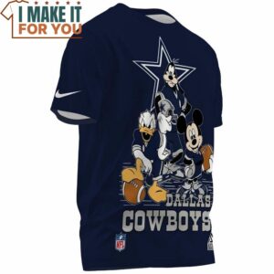 Dallas Cowboys Mickey And Friends Team Up T Shirt 2