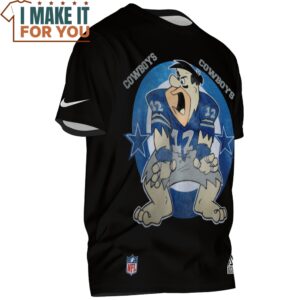 Dallas Cowboys Player Fred Flintstone T Shirt 2