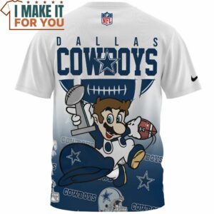 Dallas Cowboys x Super Mario Champions AOP T Shirt 2