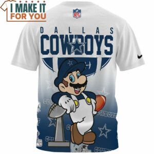 Dallas Cowboys x Super Mario Champions Cup T Shirt 2