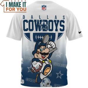Dallas Cowboys x Super Mario Champions Fullprinted T Shirt 2