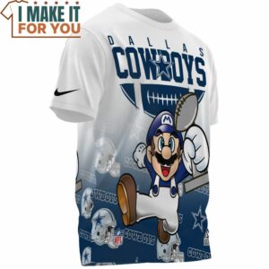 Dallas Cowboys x Super Mario Champions Cool T Shirt 3