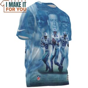 Emmitt Smith Troy Aikman Michael Irvin x Dallas Cowboys Legends Fullprinted T Shirt 3 1