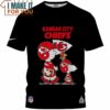 Kansas City Chiefs Charlie Brown and Snoopy Game Day T-Shirt, Kansas City Chiefs Holiday Gifts