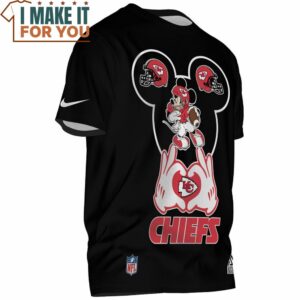 Kansas City Chiefs Mickey Play Football T Shirt 2