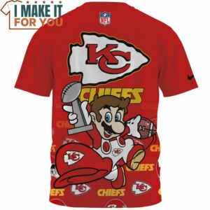 Kansas City Chiefs x Mario Champions Cup AOP T Shirt 2