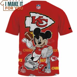 Kansas City Chiefs x Mickey Champions Cup Fullprinted T Shirt 2