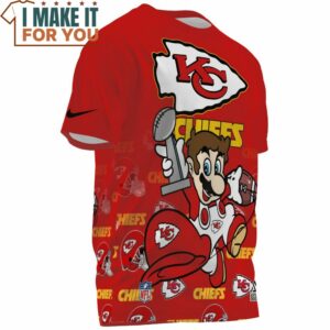 Kansas City Chiefs x Mario Champions Cup AOP T Shirt 3