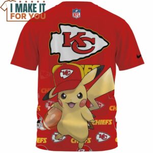 Kansas City Chiefs x Pikachu Chiefs Fan Fullprinted T Shirt 2