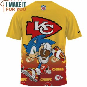 Kansas City Chiefs x Sonic Speed Run Fullprinted T Shirt 2
