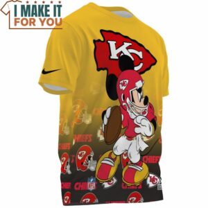 Kansas City Chiefs x Mickey Player Fullprinted T Shirt 3