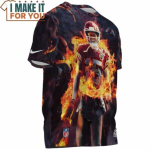 Patrick Mahomes x Kansas City Chiefs Cool Art Fullprinted T Shirt 3